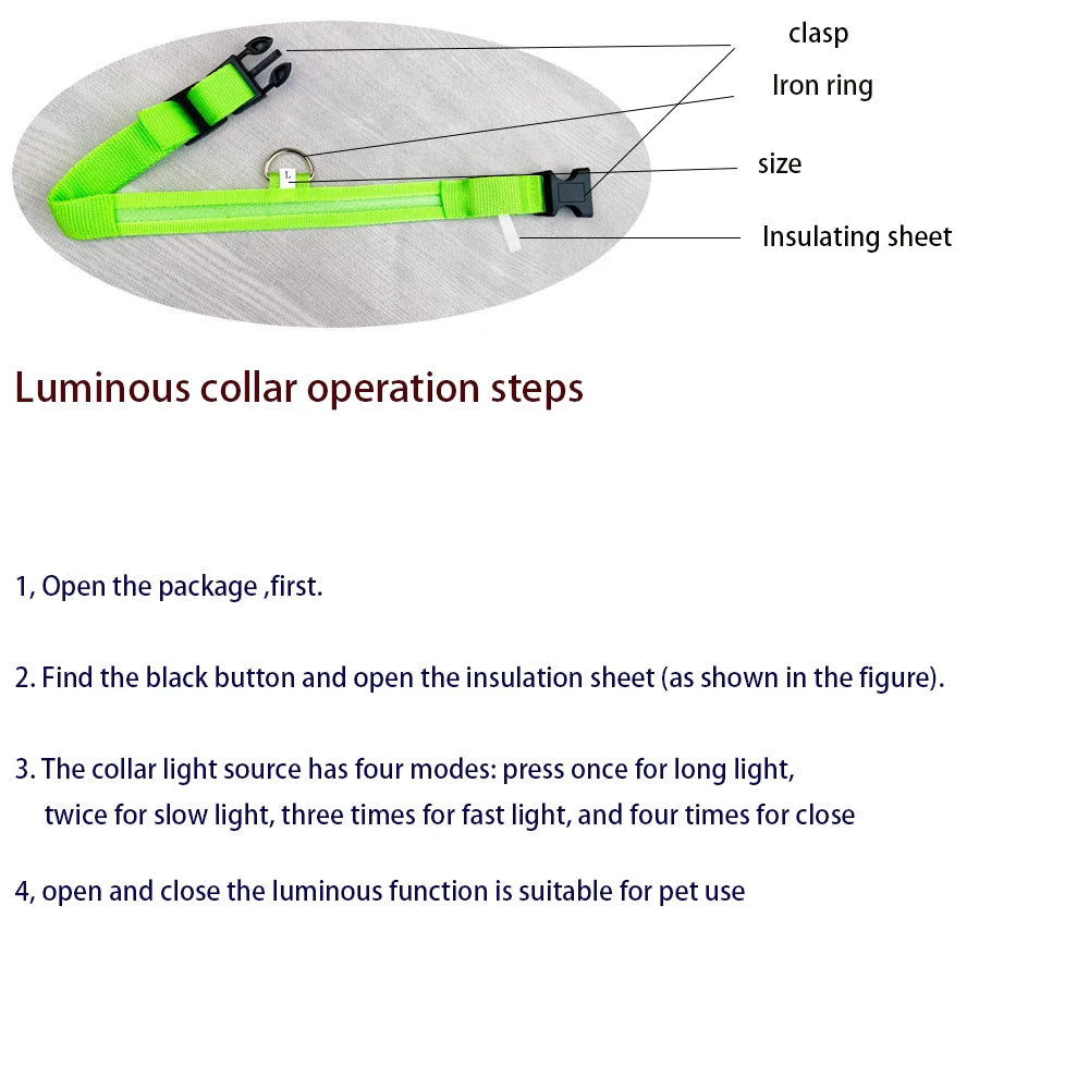 Glow Dog Safety Leash